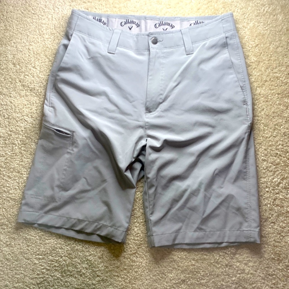 Men’s 32W Grey Callaway Shorts